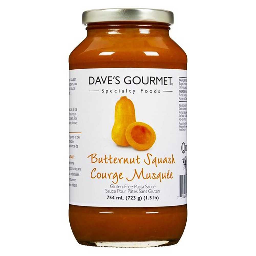 Dave's Gourmet Sauce Pour Pâtes À La Courge Musquée, 709 Ml -- 6 Par Boîte