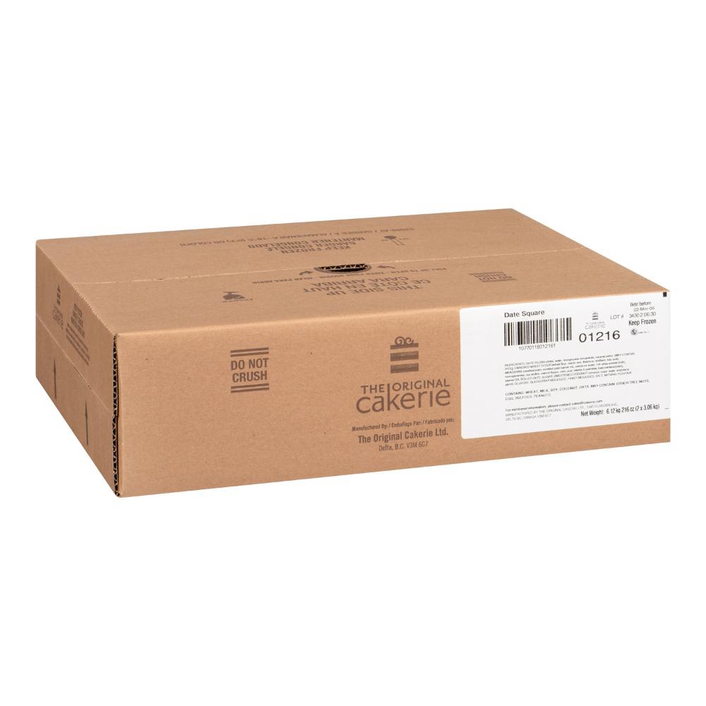 Square Date Slab Cake