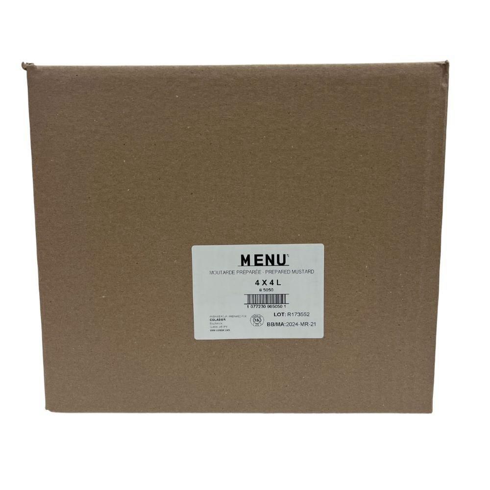 Menu Prepared Mustard, 4 L -- 4 Per Case