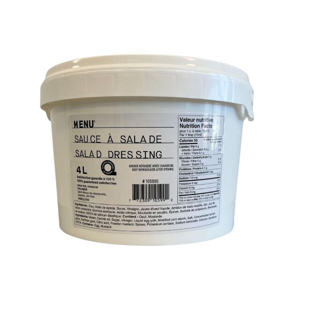 Menu Salad Dressing, 4 L -- 2 Per Case