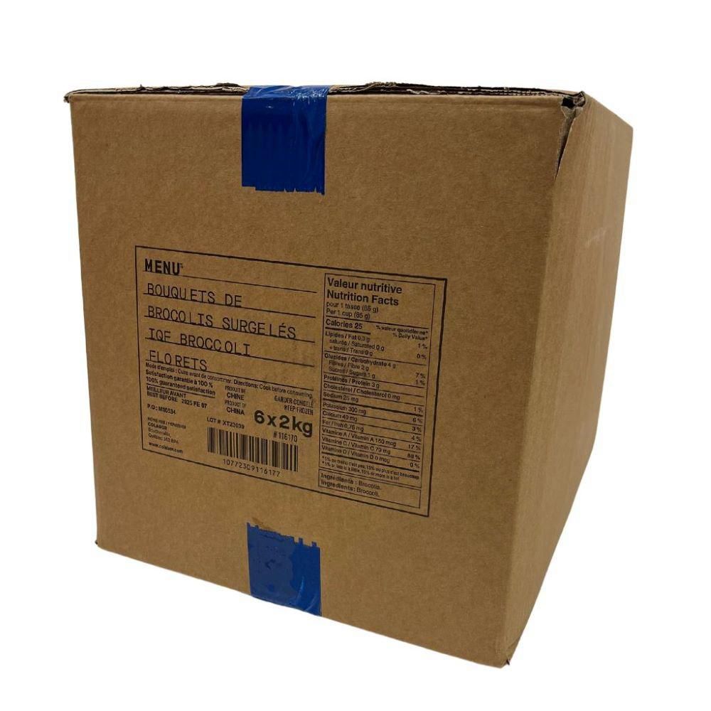 Menu Iqf 20/40 Broccoli Floret, 2 Kg -- 6 Per Case