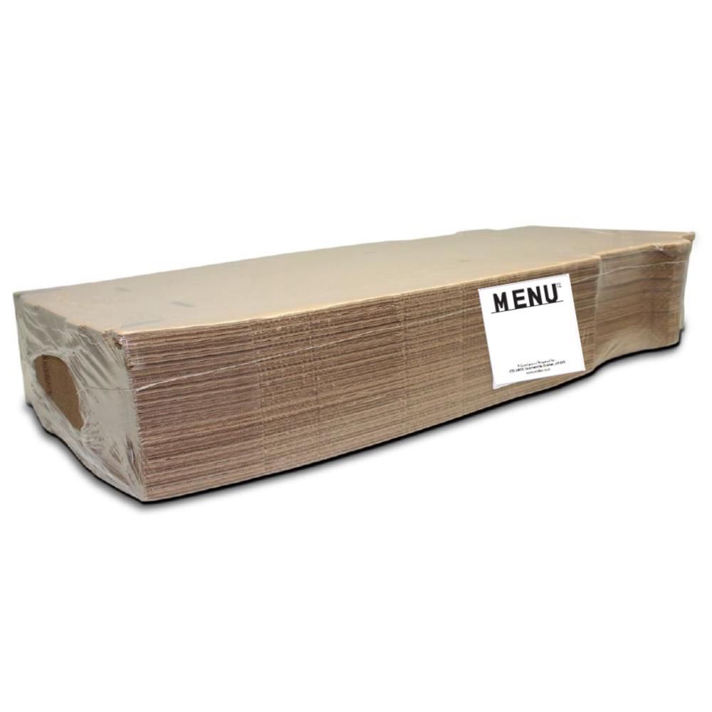 Menu Corrugated Kraft Pizza Box, 8 In -- 50 Per Case