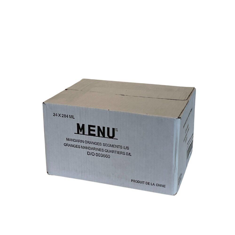 Menu Mandarines Au Sirop Léger, 284 Ml -- 24 Par Caisse