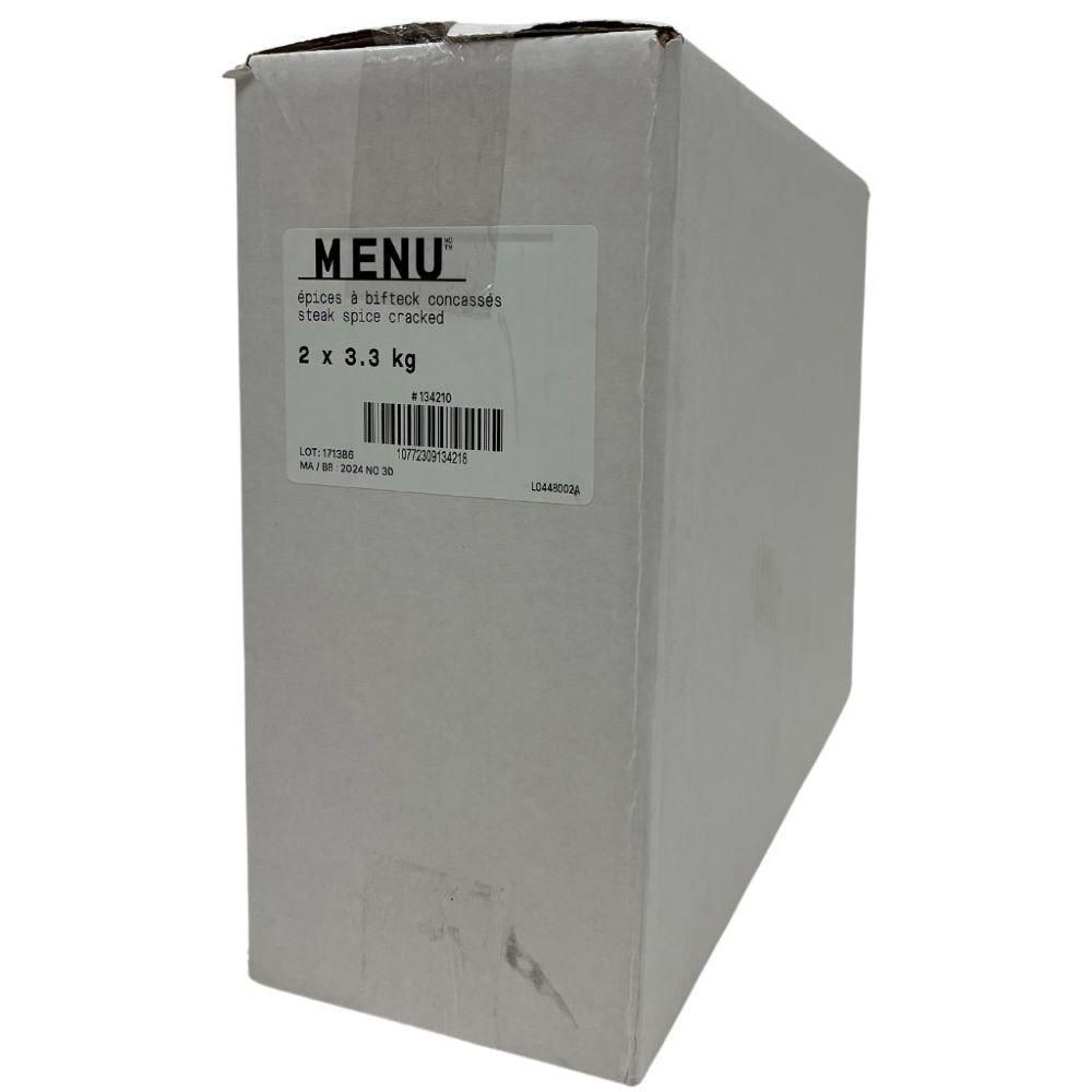 Menu Épices Pour Steak Concassé, 3,3 Kg -- 2 Par Boîte