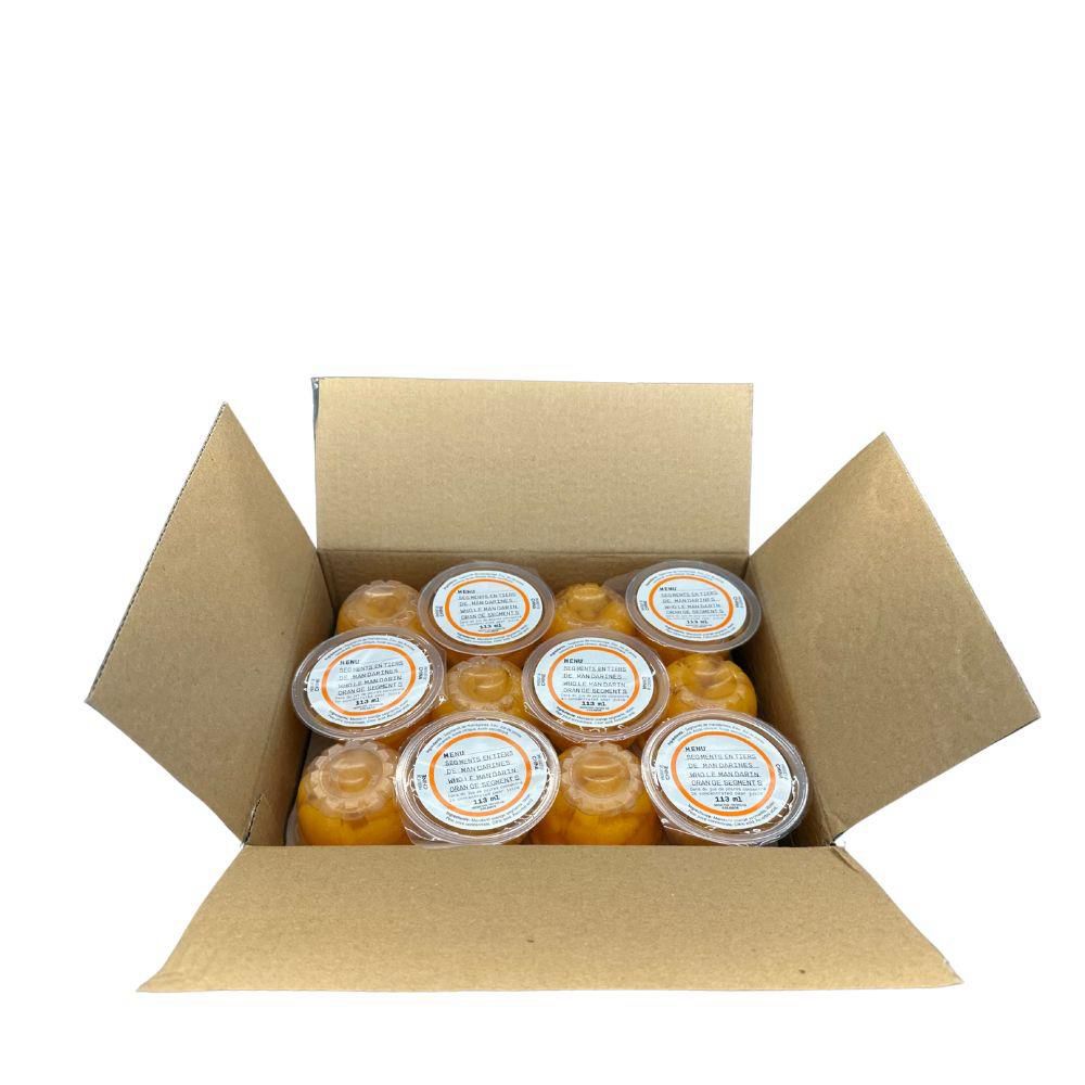 Menu Mandarine Entière Au Jus De Poire, 113 Ml -- 24 Par Caisse