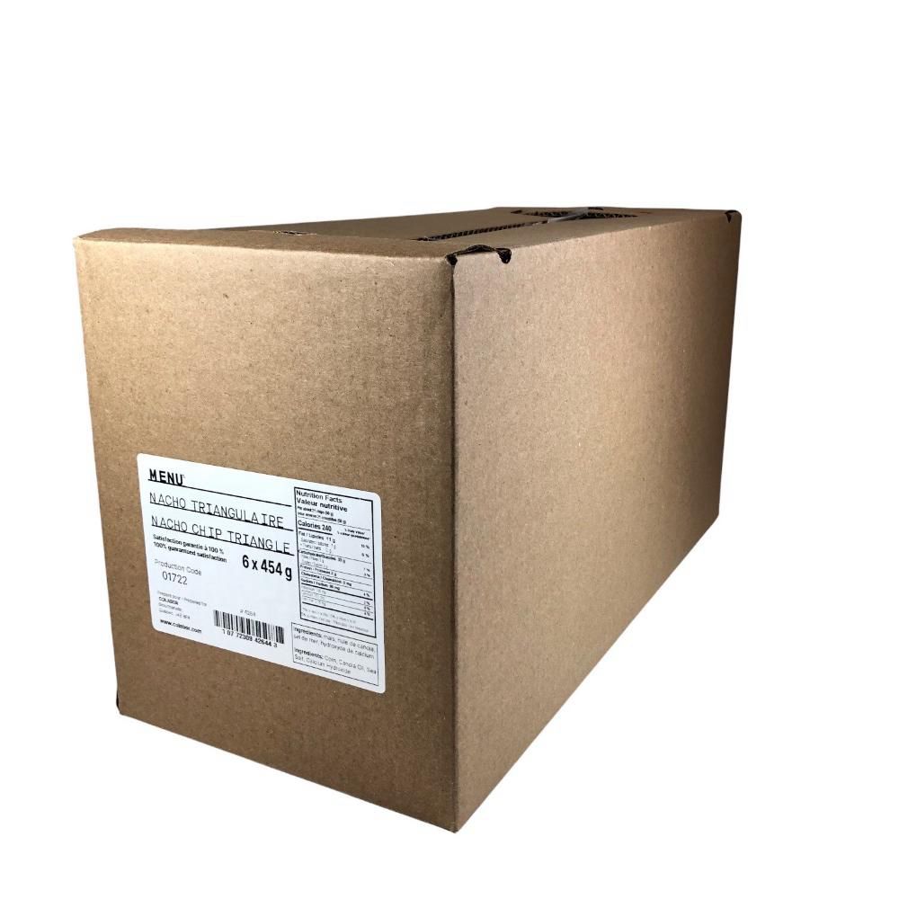 Menu Triangle Nacho Chips, 454 G -- 6 Per Case