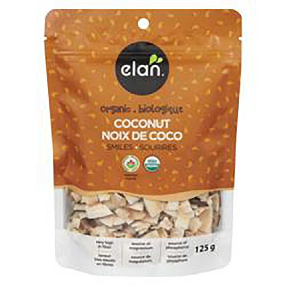 Elan Sourires De Noix De Coco Biologiques, 125 G -- 8 Par Boîte