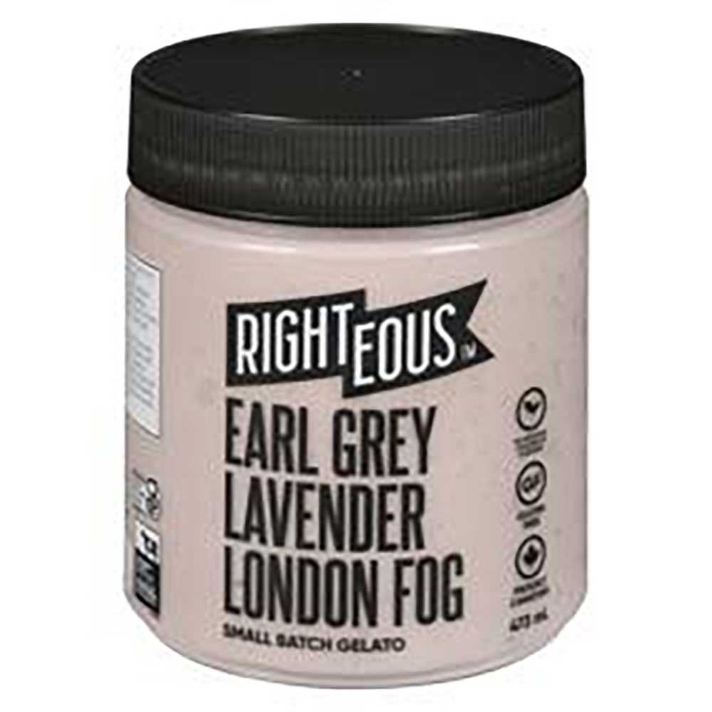 Righteous Gelato London Fog À La Lavande Earl Grey, 473 Ml -- 8 Par Boîte