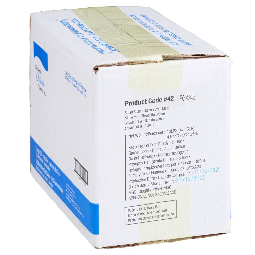Oceanic Pollock Crab Flake Surimi, 1.13 Kg -- 4 Per Case