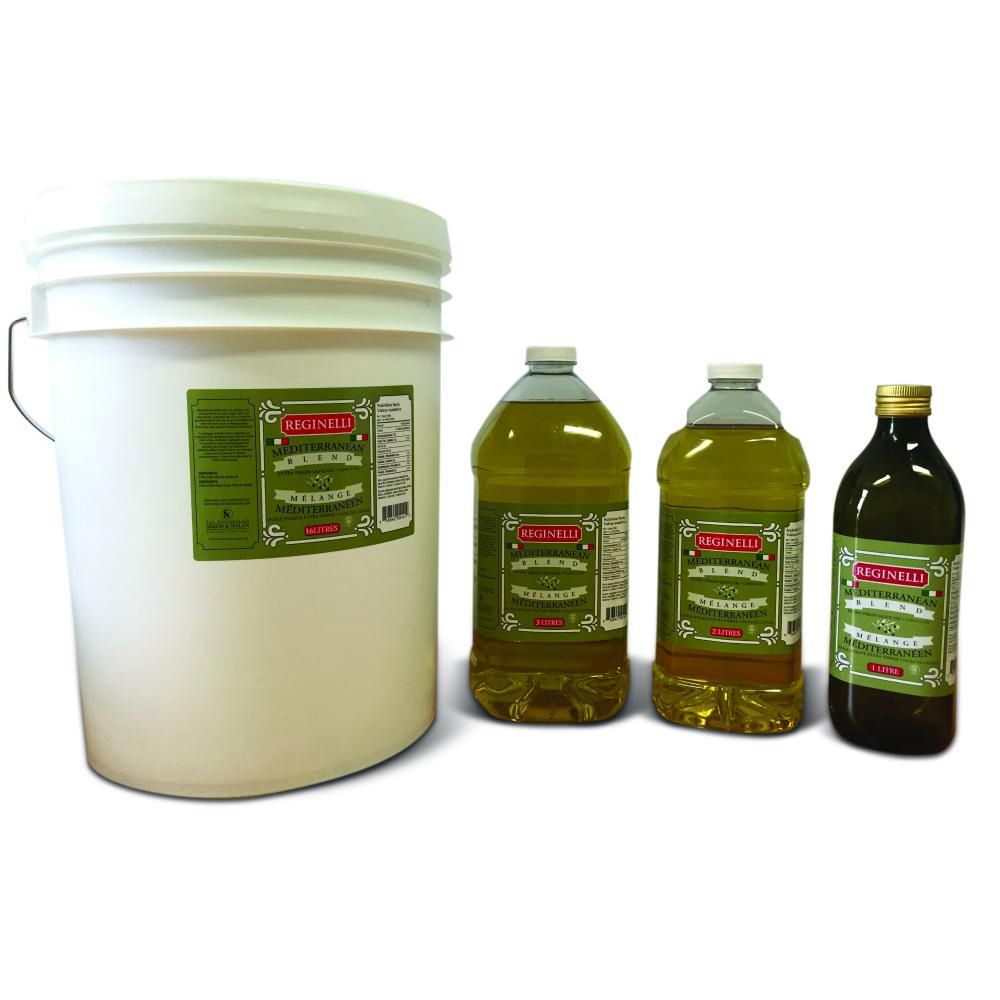 Reginelli Mélange D'huile D'olive Extra Vierge Et D'huile De Canola, 3 L -- 4 Par Caisse