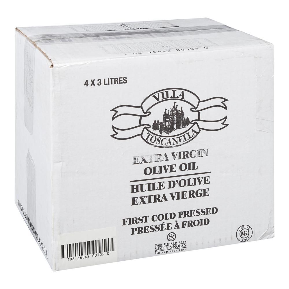 Villa Toscanell Huile D'olive Extra Vierge, 3 L -- 4 Par Caisse