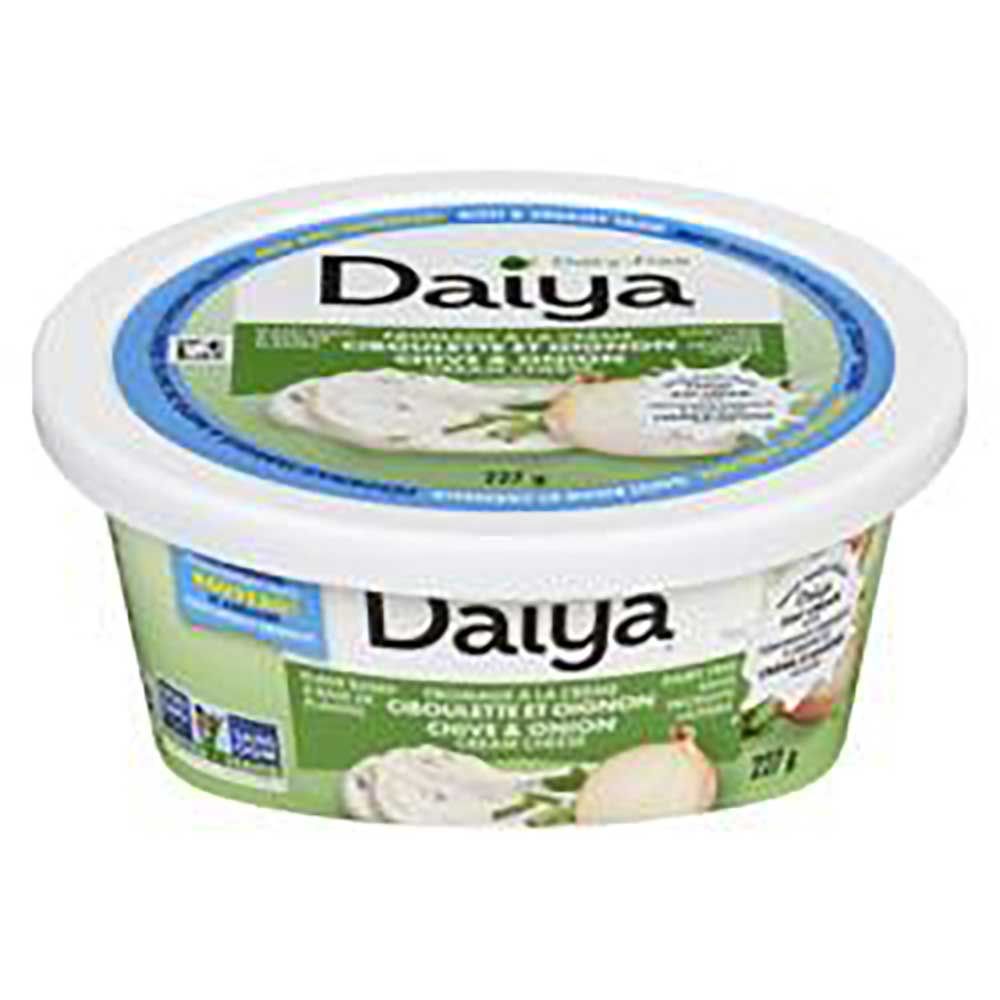 Daiya Tartinade Au Fromage Sans Produits Laitiers À La Ciboulette Et À L'oignon, 227 G -- 6 Par Boîte