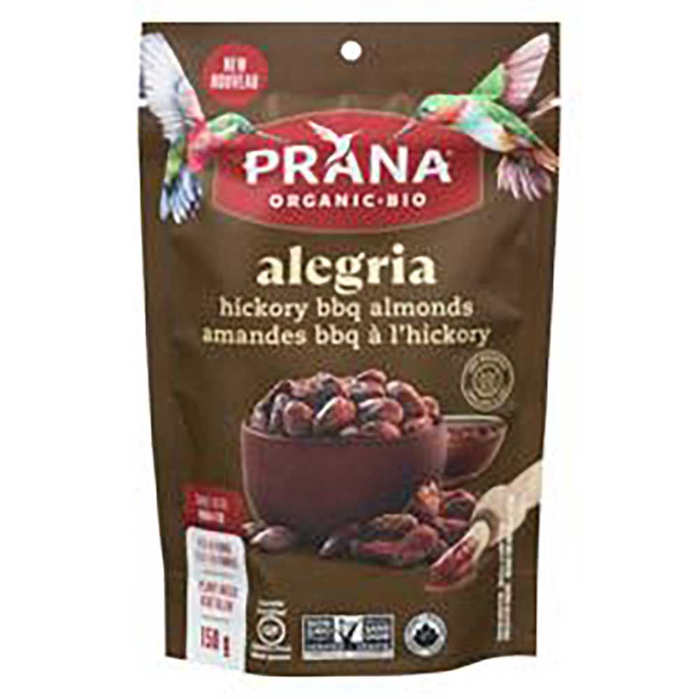 Prana Alegria Hickory Smoked Bbq Almonds, 150 G -- 8 Per Case