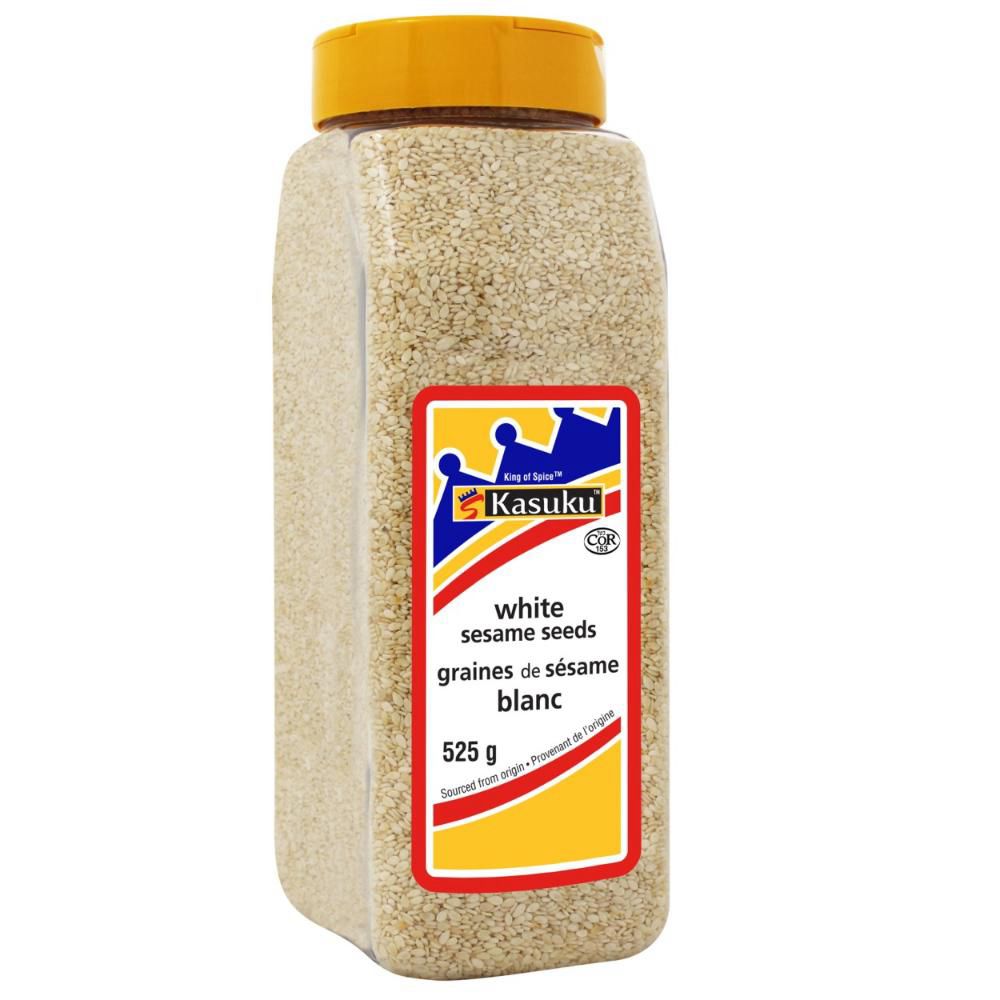 Kasuku White Sesame Seeds, 525 G -- 9 Per Case