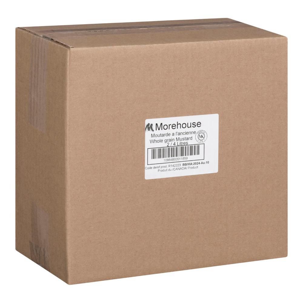 Morehouse Whole Grain Dijon Mustard, 4 L -- 6 Per Case