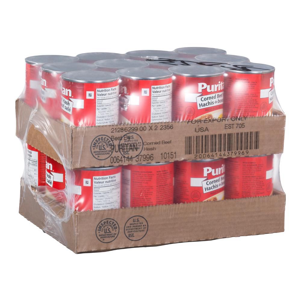 Puritan Hachis De Bœuf Salé, 425 G -- 24 Par Boîte