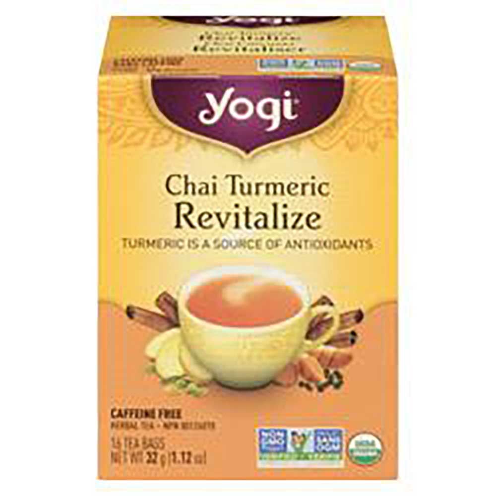 Yogi Tea Chai Turmeric Revitalize Npn, 16 Count -- 6 Par Boîte