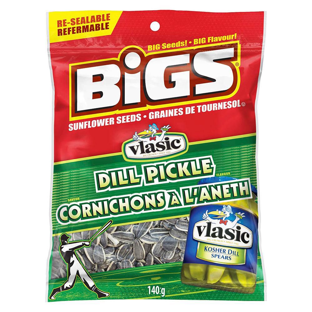 Bigs Graines De Tournesol À L'aneth, 140 G -- 8 Par Boîte