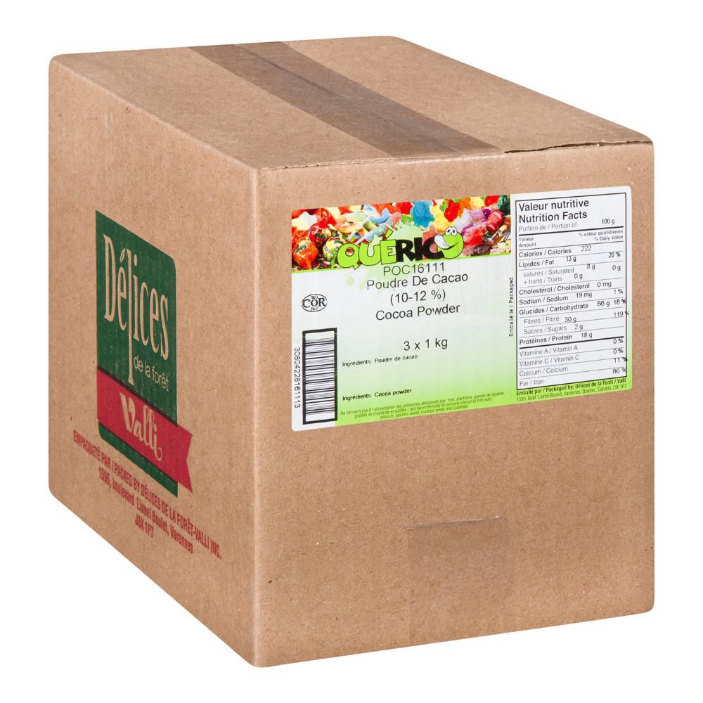 Delices Foret 10 À 12 % De Poudre De Cacao, 1 Kg -- 3 Par Caisse