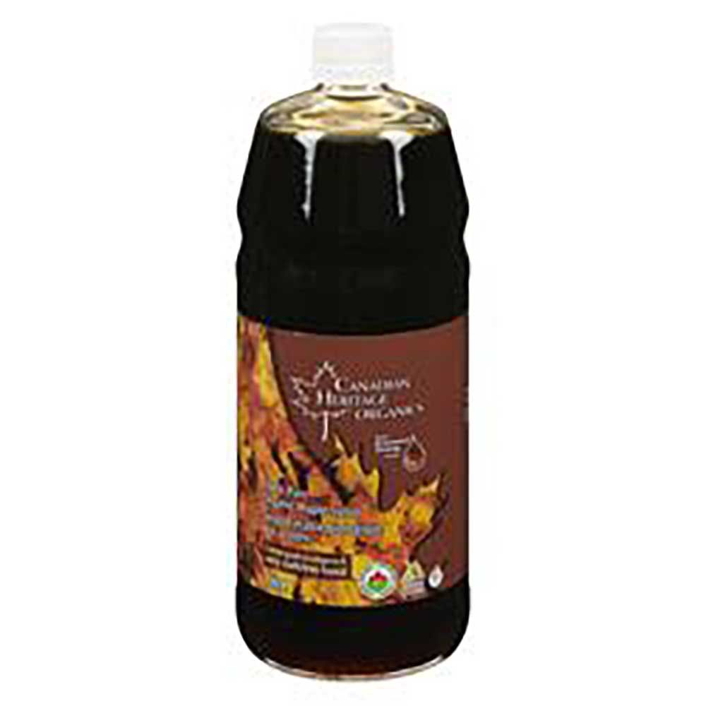 Canadian Heritage Organics Sirop D'érable Très Foncé, 1 L -- 6 Par Caisse