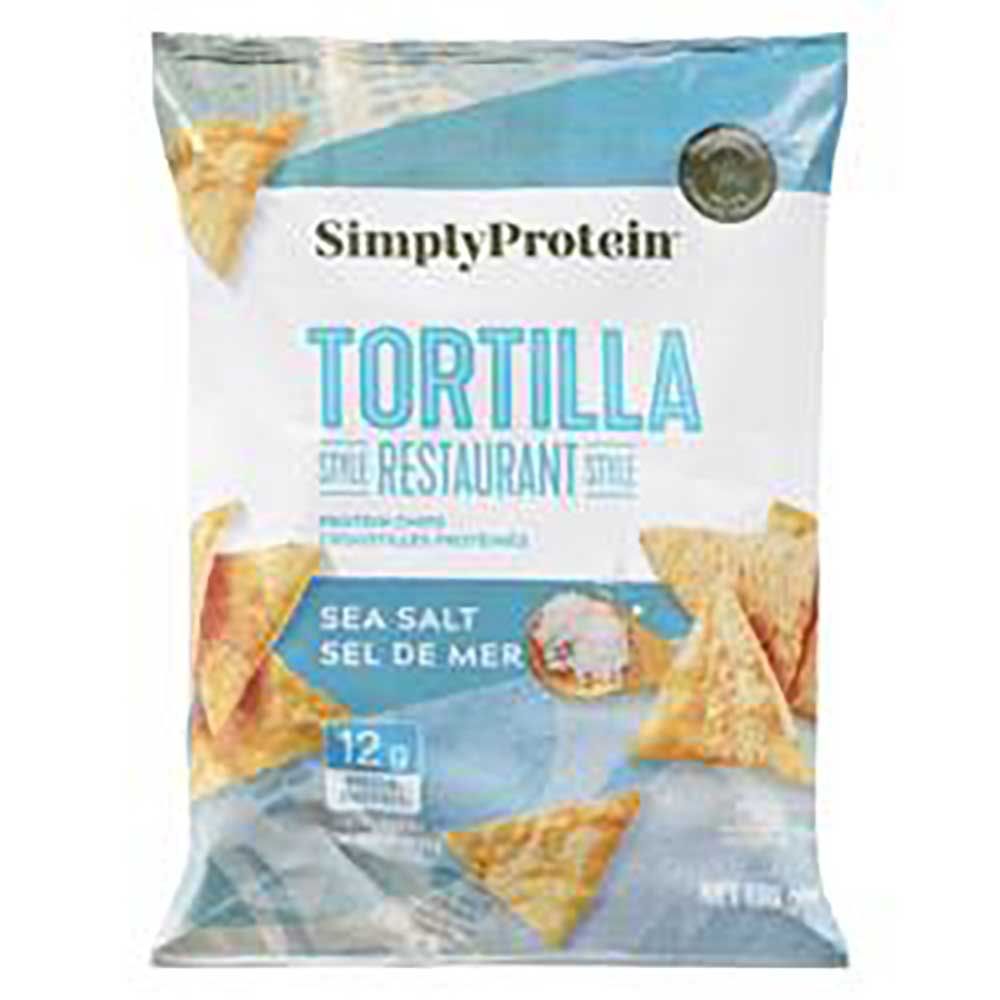 Simplyprotein Sea Salt Tortilla Protein Chips, 130 G -- 10 Per Case