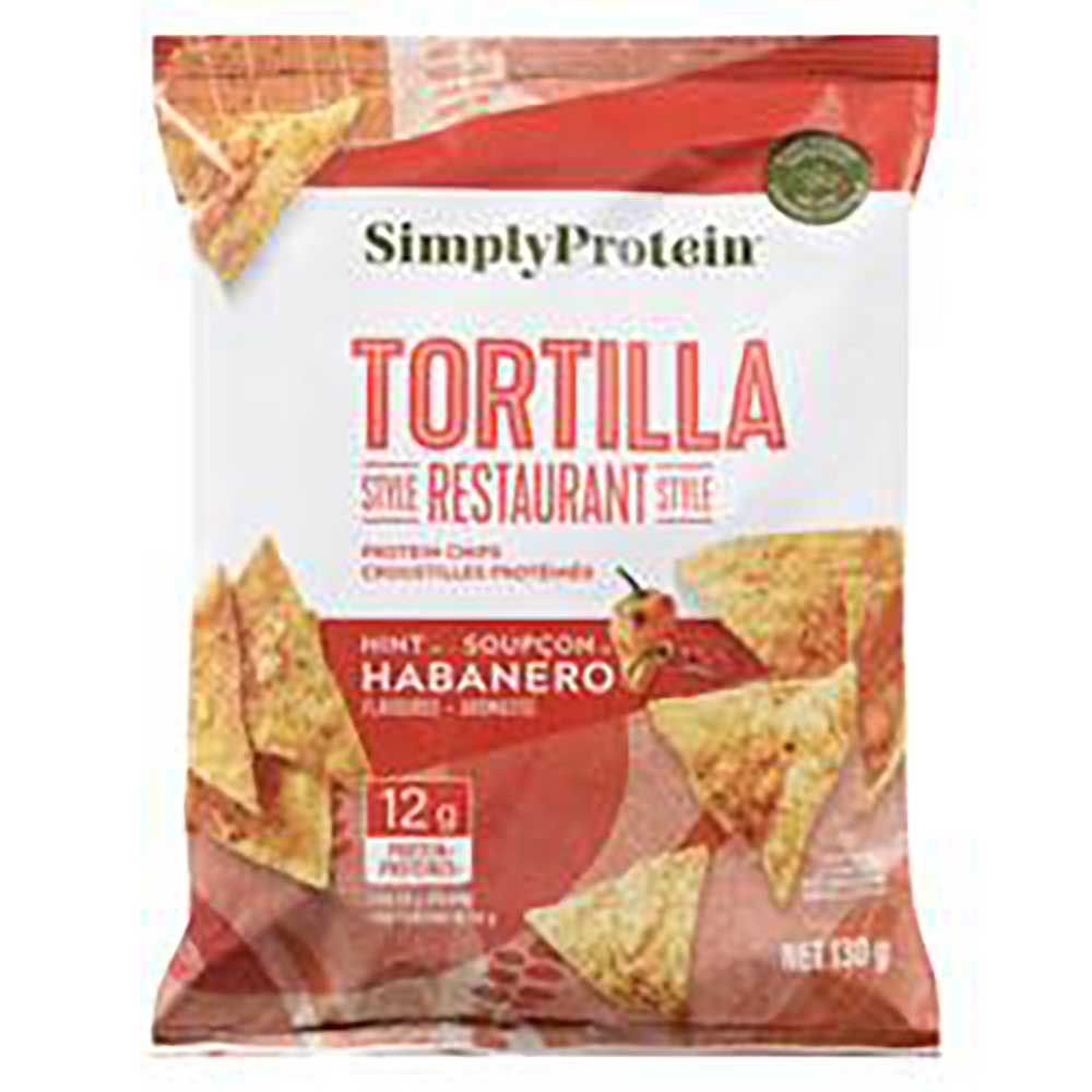 Simplyprotein Hint Of Habanero Tortilla Protein Chips, 130 G -- 10 Per Case