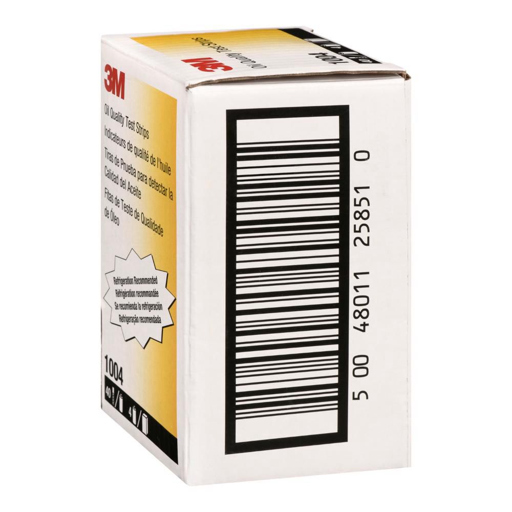 3m 1004 Bandelettes De Test De Qualité D'huile, 40 Unités -- 4 Par Boîte