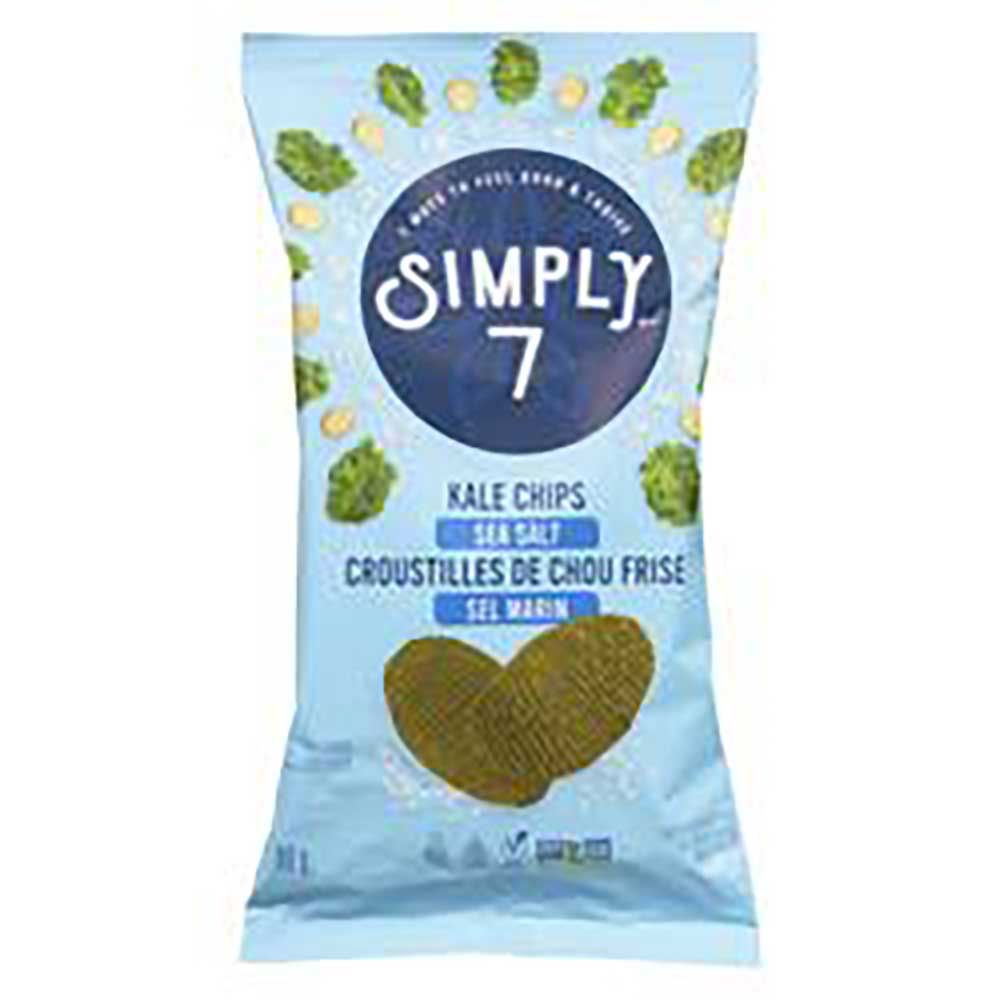Simply 7 Chips De Chou Frisé Au Sel De Mer, 100 G -- 12 Par Boîte
