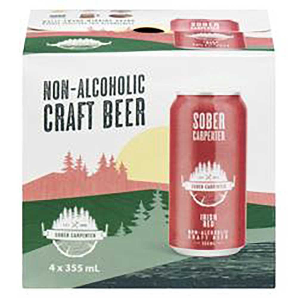 Sober Carpenter Red Non-alcoholic Beer, 355 Ml -- 24 Per Case