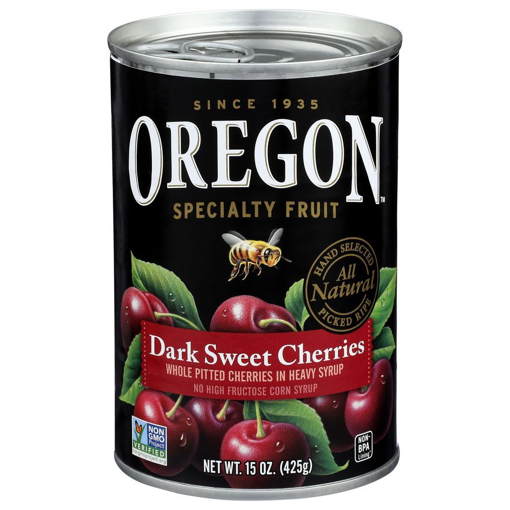 Oregon Dark Sweet Pitted Cherries, 15 Ounce -- 8 Per Case