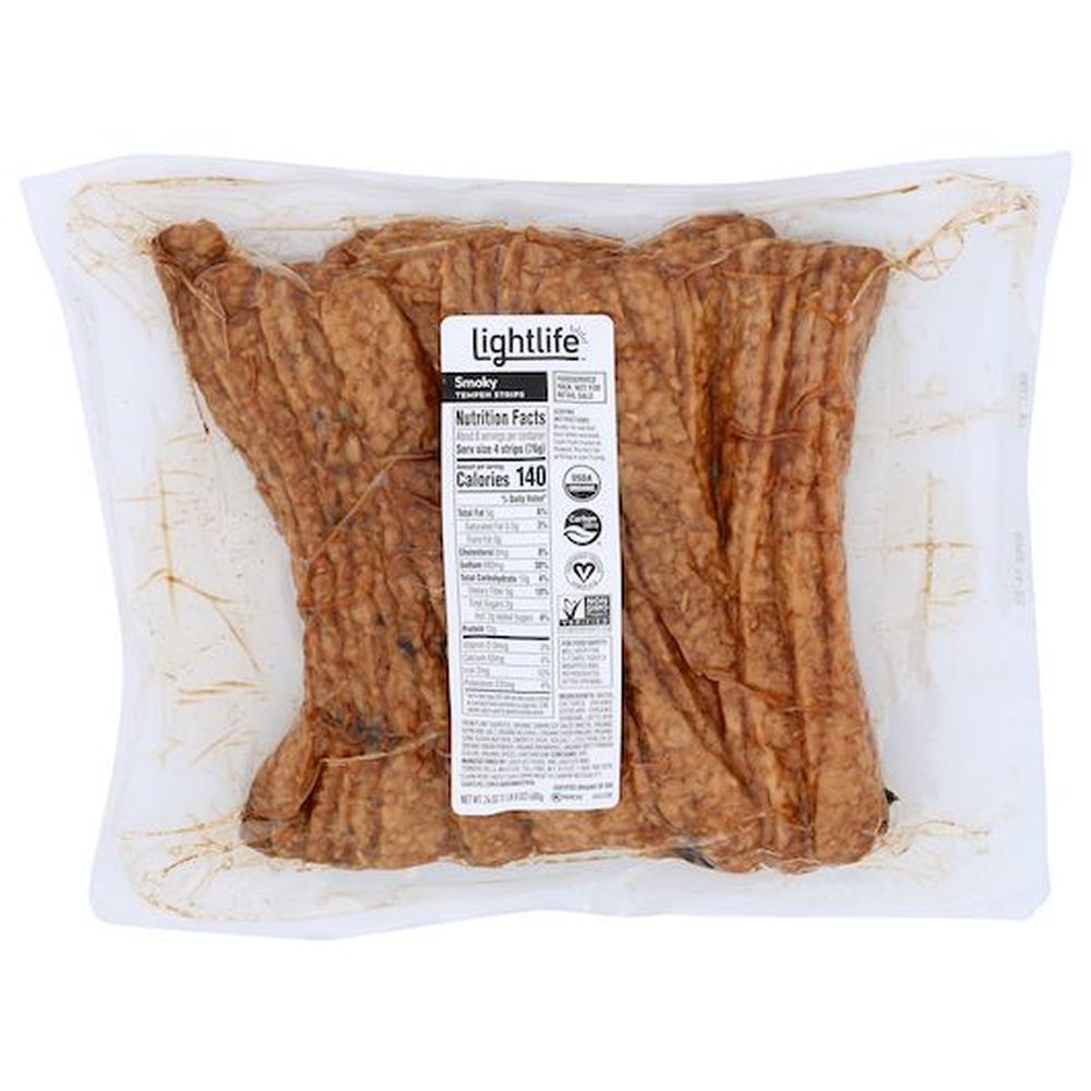 Lightlife Smokey Tempeh Strips, 1.5 Pound -- 4 Per Case