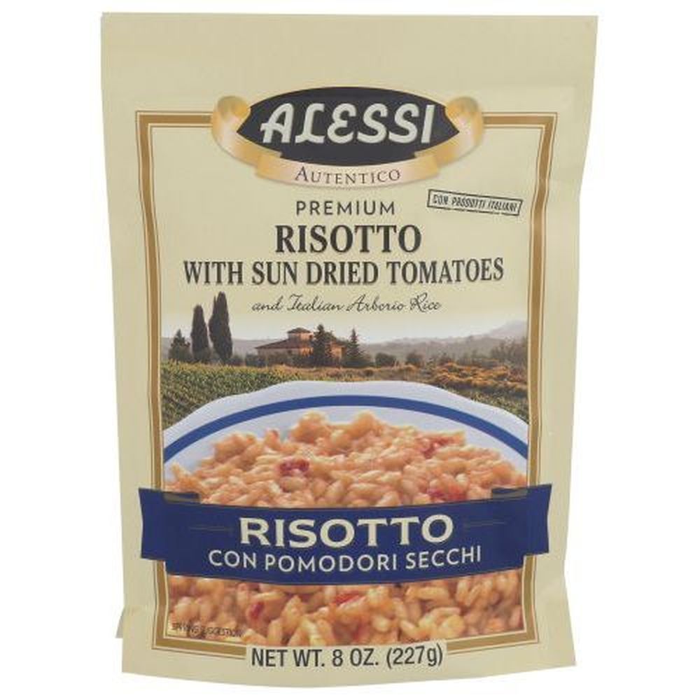 Alessi Premium Risotto With Sun Dried Tomatoes, 8 Ounce Pouch -- 6 Per Case