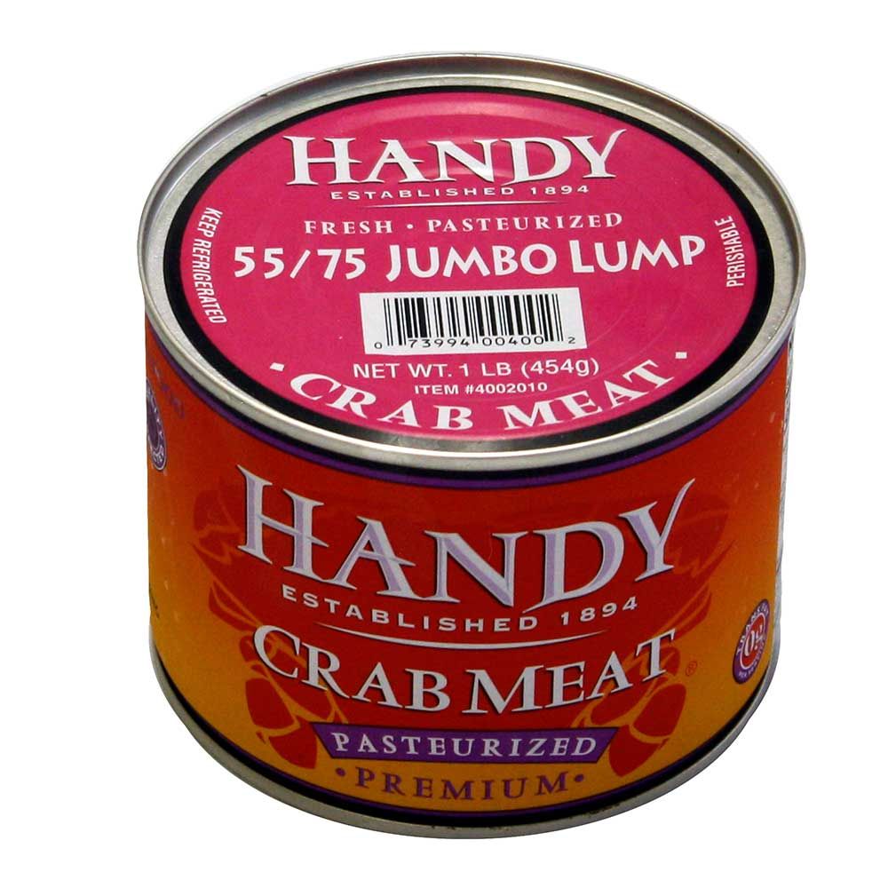 Handy Pelagicus Jumbo Lump Pasteurized Crab Meat, 1 Pound -- 1 Each