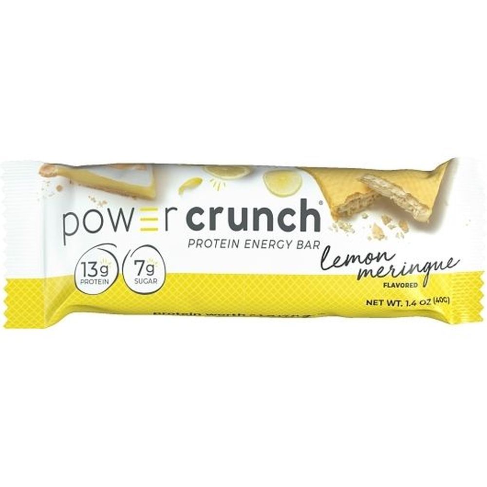 Power Crunch Original Lemon Meringue Protein Energy Bar, 1.4 Ounce -- 30 Per Case
