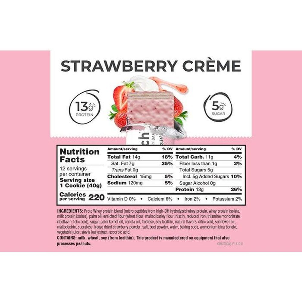 Power Crunch Strawberry Crème Protein Energy Bar, 1.4 Ounce -- 30 Per Case