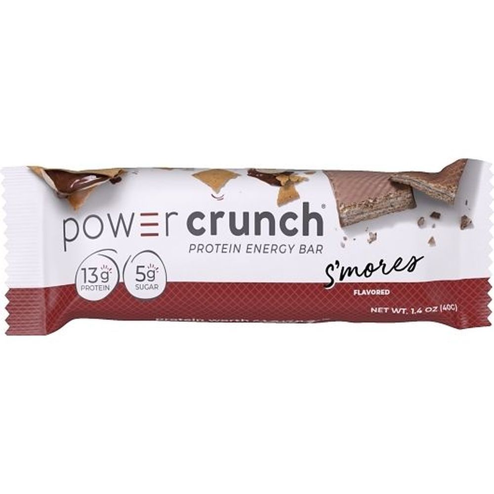 Power Crunch Original S'mores Flavor Protein Energy Bar, 1.4 Ounce -- 30 Per Case