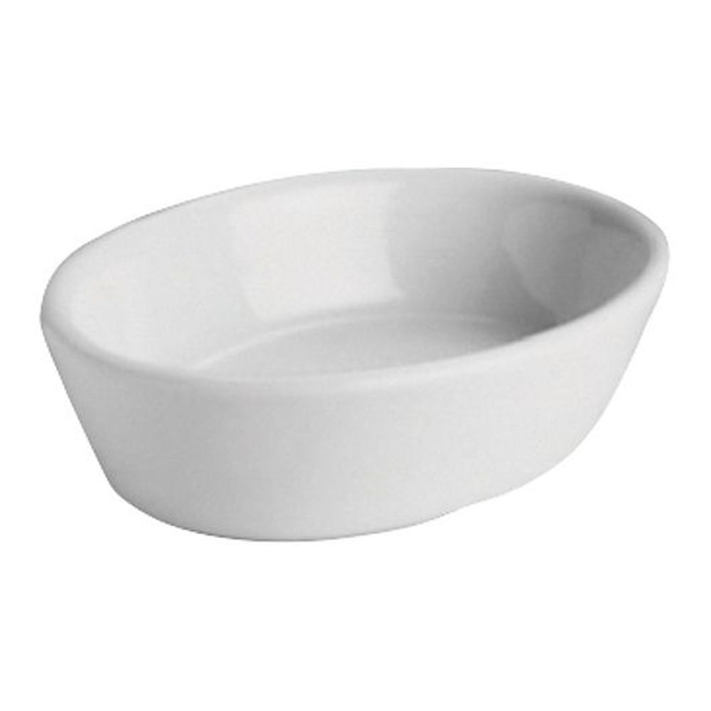 Hall China White 10 Ounce Oval Baker, 24 Count