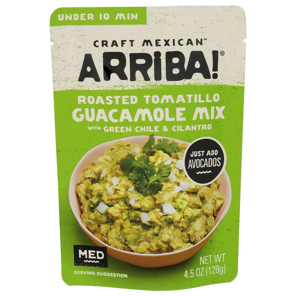 Arriba Green Chile And Cilantro Roasted Tomatillo Guacamole Mix, 4.5 Ounce -- 8 Per Case