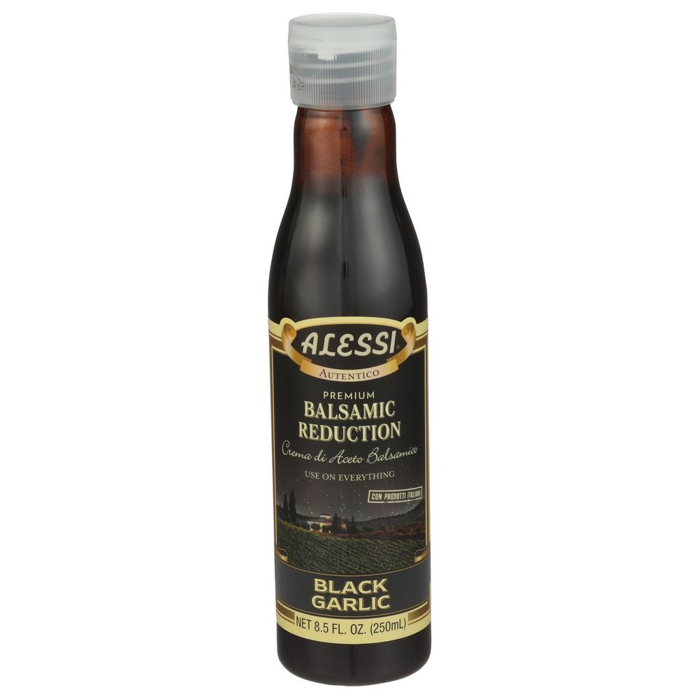 Alessi Black Garlic Balsamic Reduction, 8.5 Fluid Ounce -- 6 Per Case
