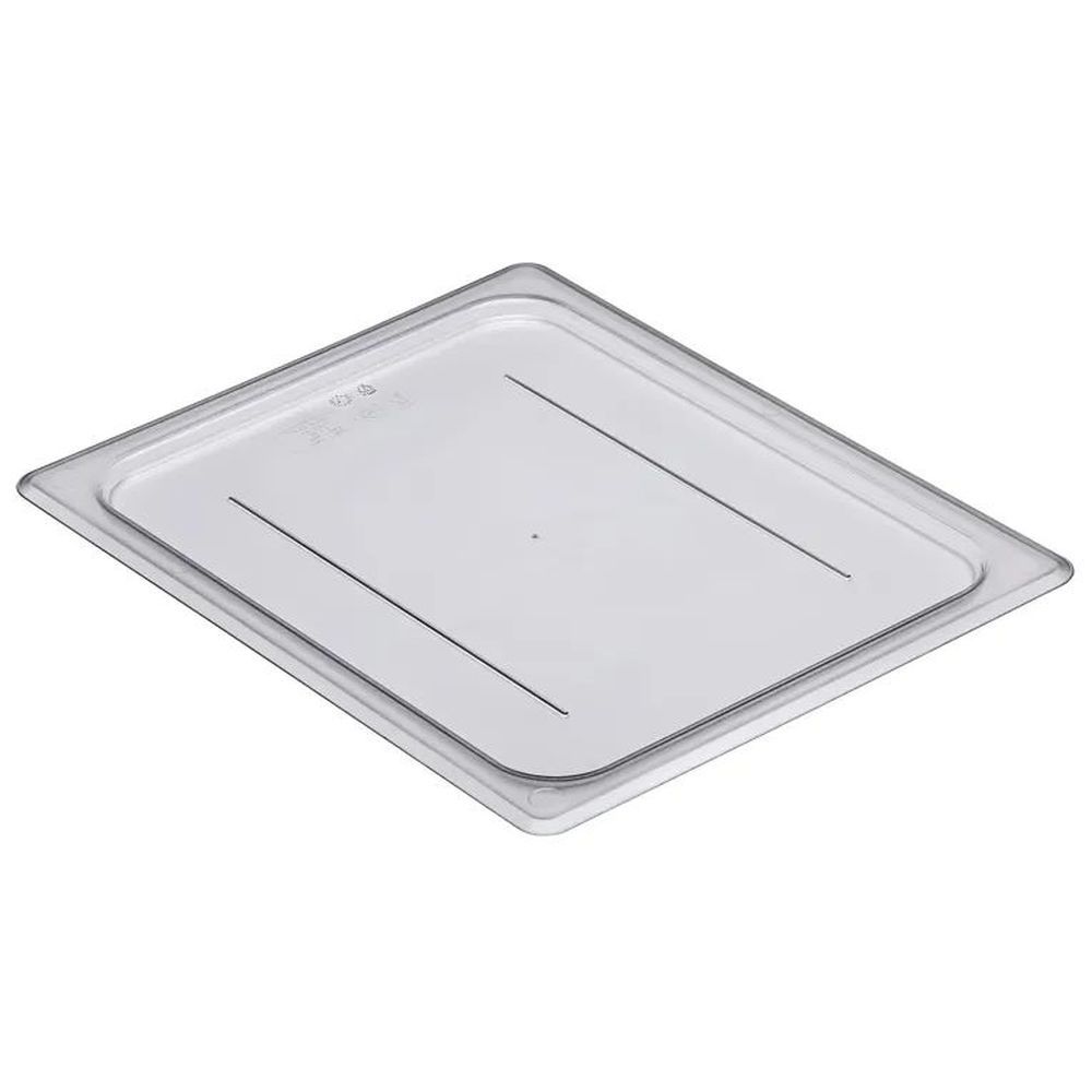 Cambro Camwear Clear Polycarbonate 1/2 Size Flat Cover For Gn 1/2 Food Pan, 10 7?16 X 12 3?4 Inch -- 6 Per Case