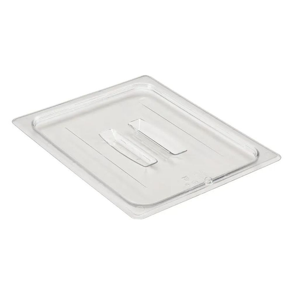 Cambro Camwear Clear Polycarbonate Half Size Cover With Handle For Gn 1/2 Food Pan, 12 3/4 X 10 7/16 Inch -- 6 Per Case