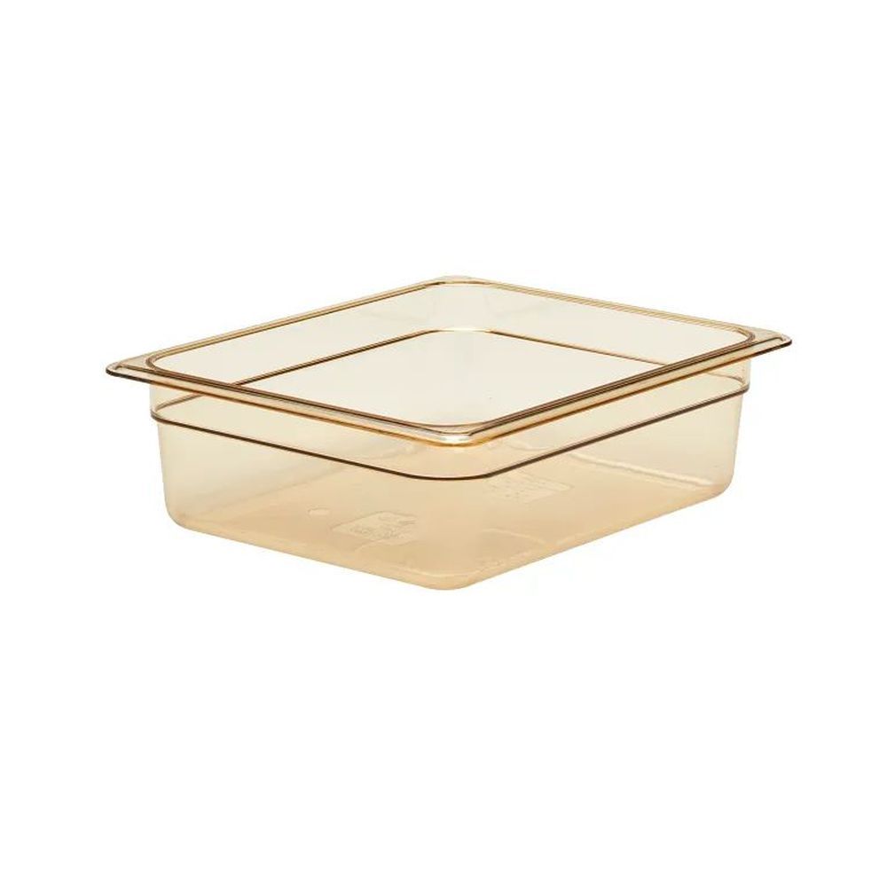 Cambro H-pan Amber Gn 1/2 Half Size 6.3 Quart High Heat Food Pan, 10 7/16 X 12 3/4 X 4 Inch -- 6 Per Case