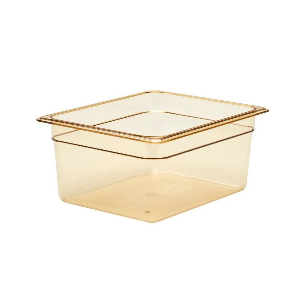 Cambro H-pan Amber Gn 1/2 Half Size 9.4 Quart High Heat Food Pan, 10 7/16 X 12 3/4 X 6 Inch -- 6 Per Case