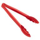 Cambro Scallop Grip Tong, Red, 9 inch -- 12 per case.