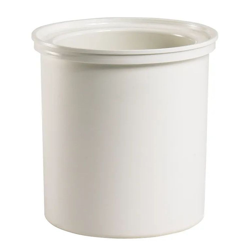 Cambro Coldfest White 1.8 Quart Round Crock, 6 3/4 X 6 13/16 Inch