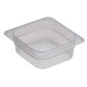 Cambro Translucent Polypropylene Sixth Size Food Pan, 2 1/2 inch Depth -- 6 per case.