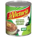 La Victoria Vegetarian Refried Beans - no. 10 can, 6 cans per case