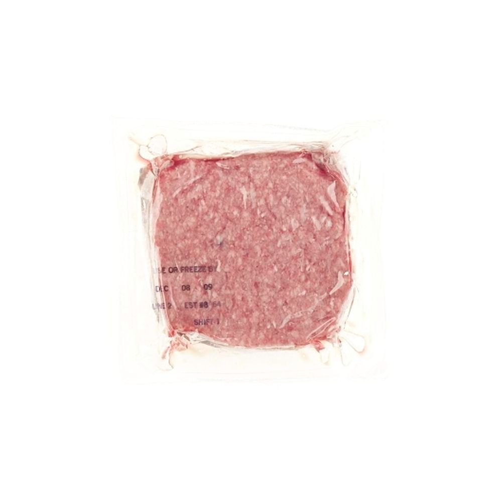 Wahlburgers 75/25 Natural Shape Lean Fresh Beef Patty, 5.33 Ounce -- 36 Per Case