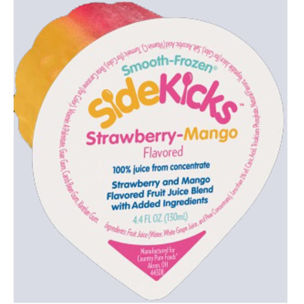 Sidekicks Smooth Frozen Strawberry-mango Flavored 100 Percent Fruit Juice, 4.4 Fluid Ounce Cup -- 84 Per Case
