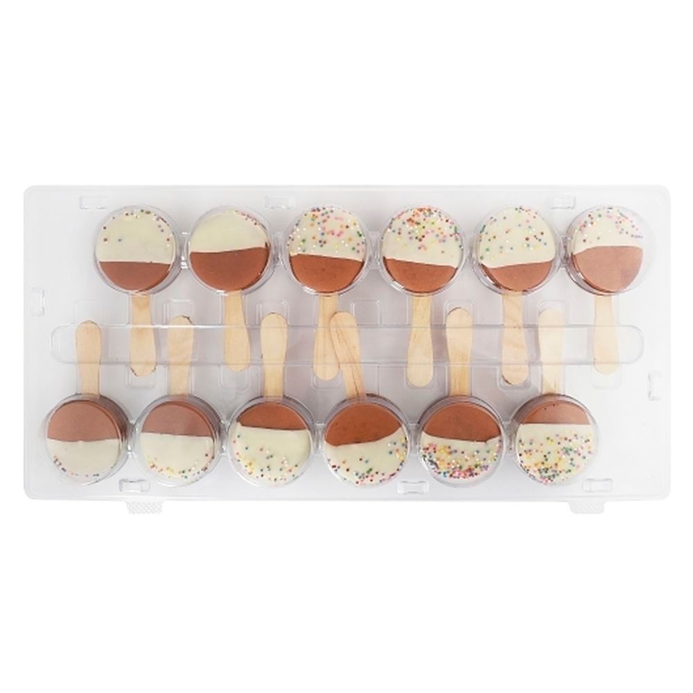 Inkles White Chocolate And Rainbow Macaron Pops, 8 Pound